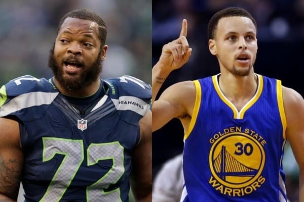 Seattle Seahawks DL Michael Bennett Is Not Happy With Steph Curry