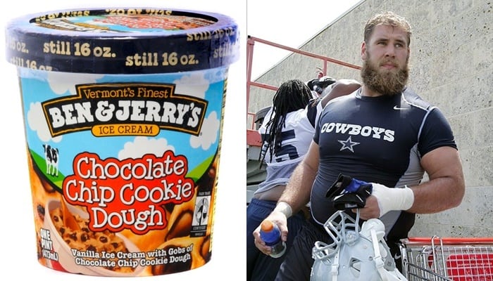 Travis Frederick Celebrates Becoming Highest Paid Center In NFL In True Fat Guy Fashion