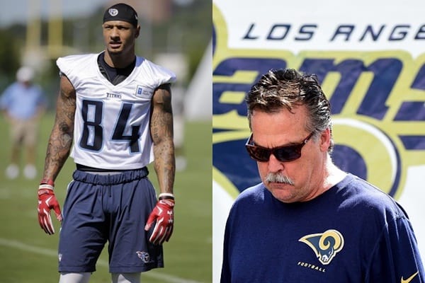 Los Angeles Rams Head Coach Jeff Fisher Teaches Young Receiver A Very Important Lesson