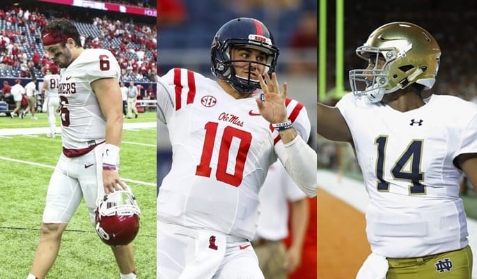 Three Preseason CFB Playoff Contenders Could Get Knocked Out Of Contention This Weekend