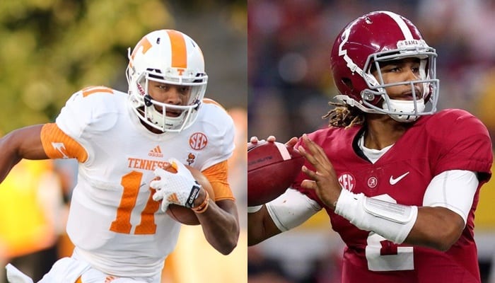 No. 1 Alabama At No. 9 Tennessee Preview—Time For The Third Saturday In November