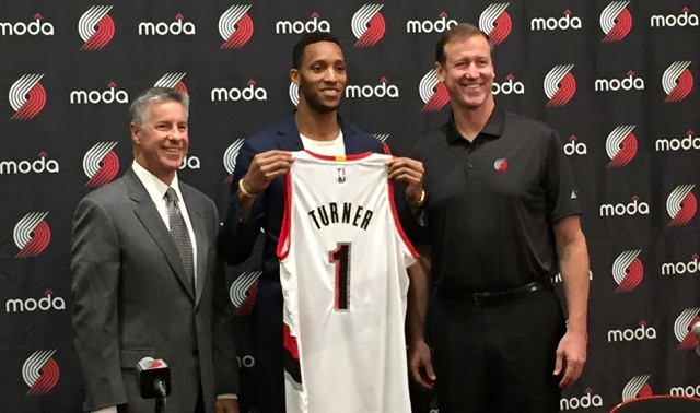 Many doubt that Turner would fit on the run and gun Blazers team!!!