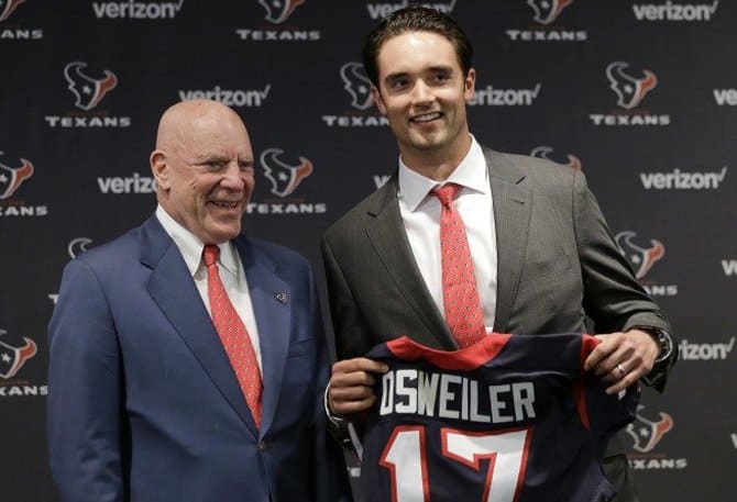 Texans Owner Bob McNair Sounds Like He Might Be Ready To Throw In The Towel On Brock Osweiler—But Should He?
