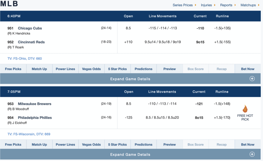 Sports betting lines college football